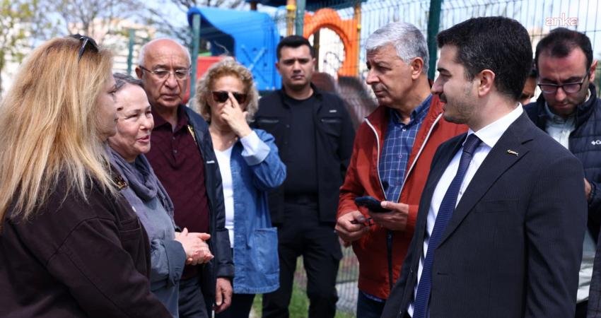Çankaya Belediye Başkanı Hüseyin Can Güner, mahalle ziyaretleri kapsamında vatandaş