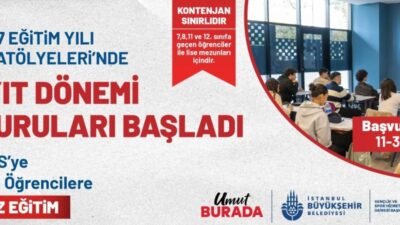 İBB'nin, Liselere Geçiş Sistemi (LGS) ve Yükseköğretim Kurumları Sınavı’na (YKS)