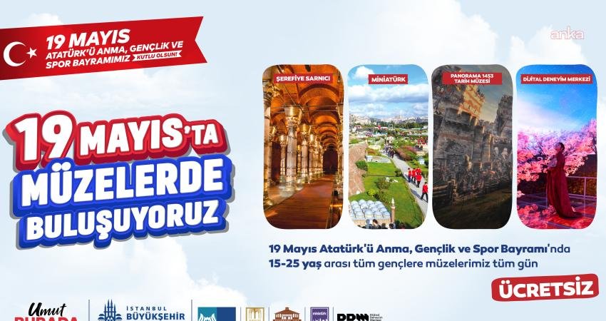 İstanbul Büyükşehir Belediyesi iştiraklerinden Kültür AŞ, 19 Mayıs Atatürk’ü Anma,