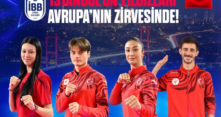 Avrupa Taekwondo Şampiyonası’nda 49 kiloda mücadele eden İBB Spor Kulübü