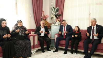 İçişleri Bakanı Mustafa Çiftçi, Kurban Bayramı programı kapsamında şehit Ali