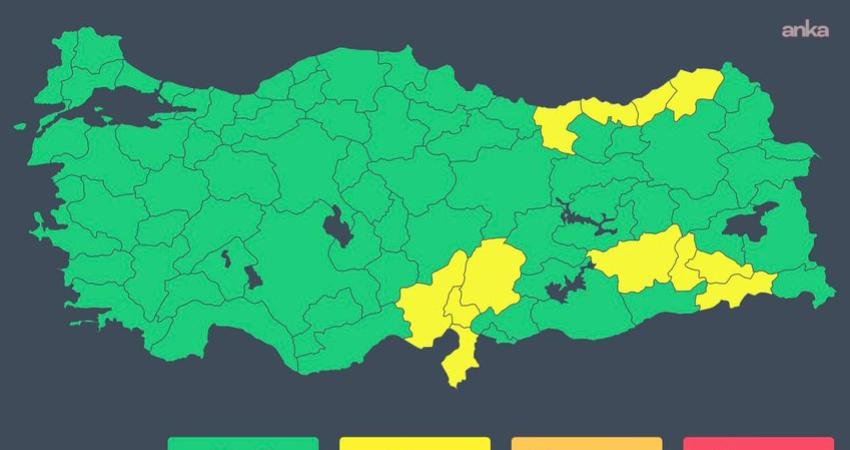 İçişleri Bakanlığı, Trabzon, Rize, Giresun, Artvin ve Osmaniye çevreleri ile