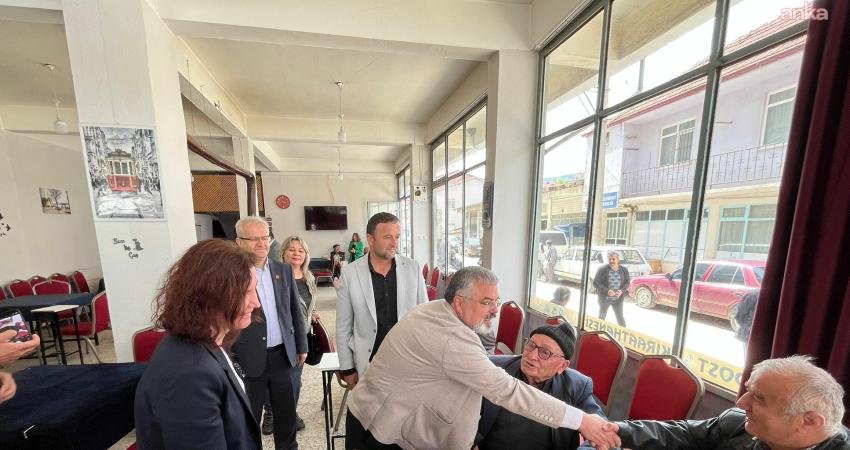 CHP Isparta İl Başkanı Hasan Karaca ve CHP Antalya Milletvekili