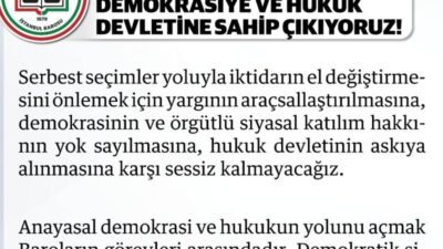 İstanbul Barosu, CHP Genel Merkezi’ne yönelik müdahaleye karşı İstanbul’da üç