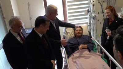 İYİ Parti Tekirdağ Milletvekili Selcan Taşçı, Edirne Belediyesi ziyareti sırasında