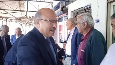 İYİ Parti Genel Başkan Yardımcısı Kadir Ulusoy, Osmaniye Cevdetiye'de çiftçilerle
