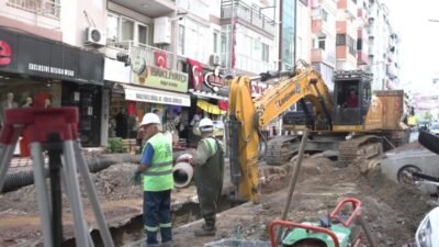 İzmir Büyükşehir Belediyesi İZSU Genel Müdürlüğü, Balçova’da yoğun yağışlarda yaşanan