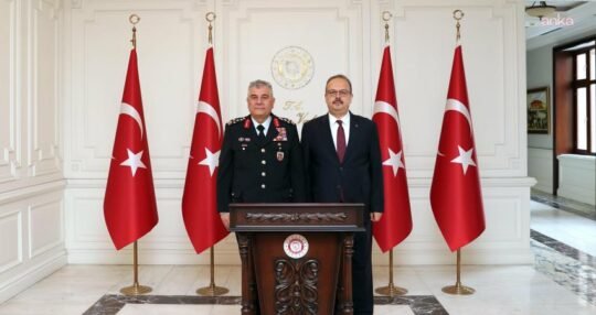 Jandarma Genel Komutanı Orgeneral Ali Çardakçı, göreve başlayan Ankara Valisi