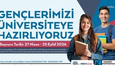 Kadıköy Belediyesi’nin ücretsiz üniversite hazırlık kurslarında kayıt dönemi başladı. Mezunlar
