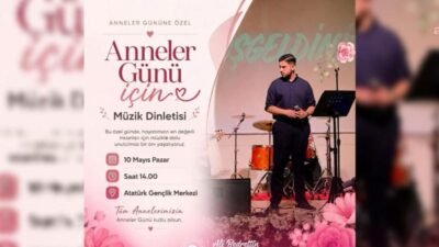 Karataş Belediyesi, 10 Mayıs Anneler Günü kapsamında Atatürk Gençlik Merkezi’nde