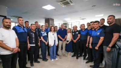 Karşıyaka Belediye Başkanı Yıldız Ünsal, Kurban Bayramı dolayısıyla kurum çalışanlarıyla