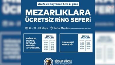 Kartal Belediyesi, her bayram olduğu gibi bu Kurban Bayramı’nda da