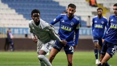 Trendyol Süper Lig’in 32’nci haftasında Kasımpaşa ile Kocaelispor 1-1 berabere