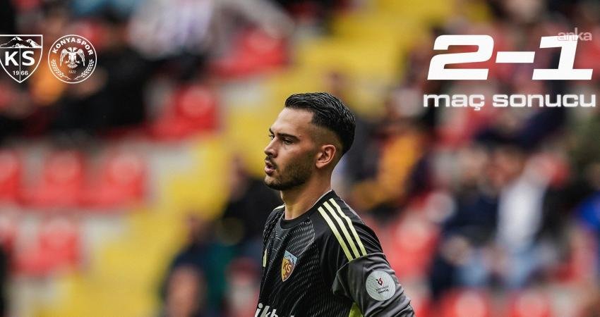Trendyol Süper Lig’in son haftasında Kayserispor, sahasında ağırladığı Konyaspor’u 2-1