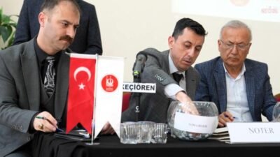 Keçiören Belediyesi tarafından Bağlum’da kurulan kurban pazarında besicilerin çadır kuracakları