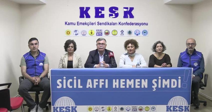 KESK Eş Genel Başkanı Ahmet Karagöz, kamu emekçilerine yönelik disiplin