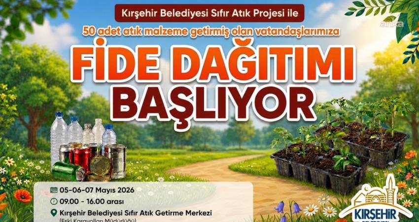 Kırşehir Belediyesi, çevresel farkındalığı artırmak ve yerli üretimi desteklemek amacıyla