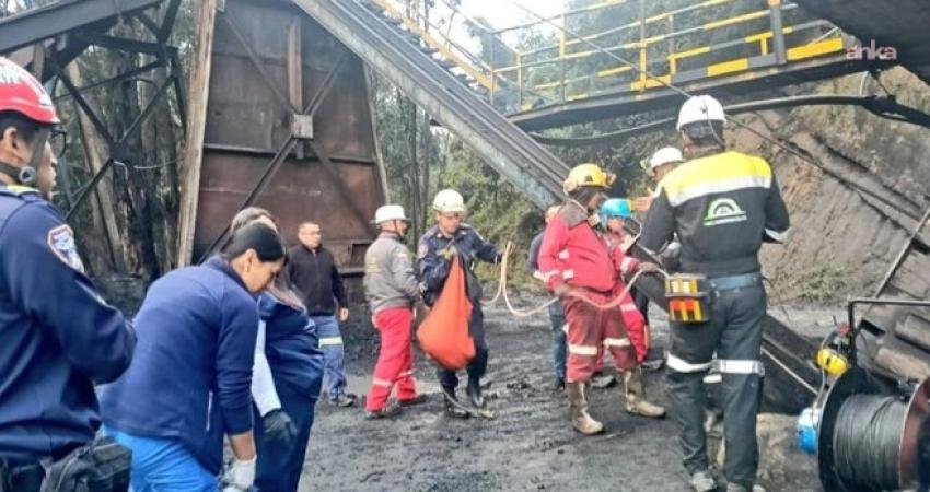 Kolombiya’nın Cundinamarca eyaletinde kömür madeninde meydana gelen patlamada, 9 işçi