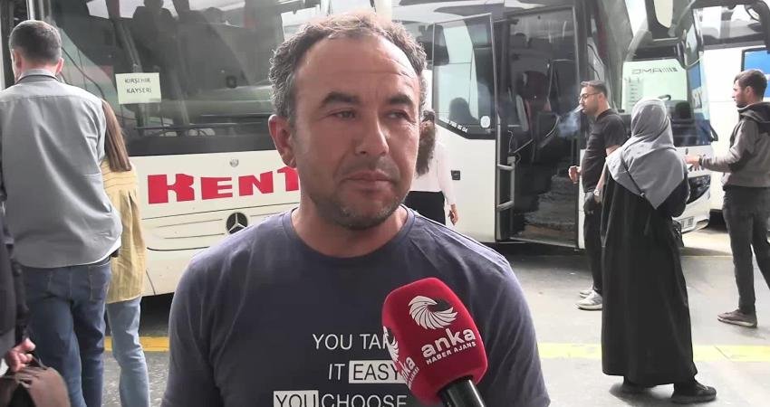 Kurban Bayramı öncesinde vatandaşlar, AŞTİ'de yoğunluk oluşturdu. Kayseri yolcusu bir