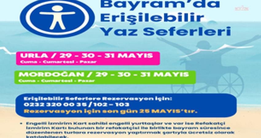 İzmir Büyükşehir Belediyesi’nin iştiraki İZDENİZ, Kurban Bayramı’nda Urla ve Mordoğan