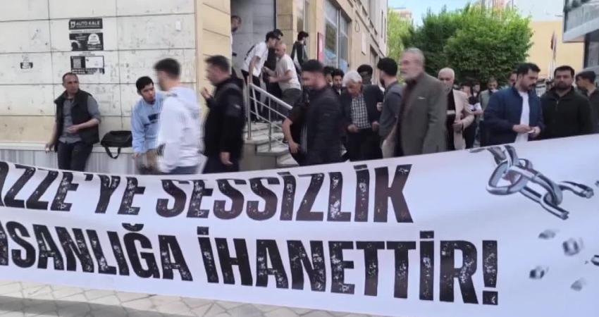 Iğdır'da "Filistin’e Destek Platformu", Gazze’ye insani yardım götüren Küresel Sumud