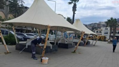 Kuşadası Belediyesi, kent genelinde bakım ve onarım çalışmalarını aralıksız sürdürüyor.