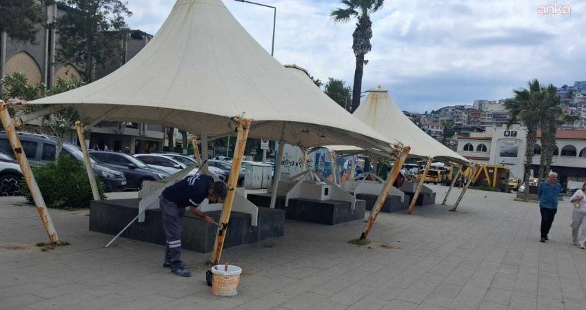 Kuşadası Belediyesi, kent genelinde bakım ve onarım çalışmalarını aralıksız sürdürüyor.