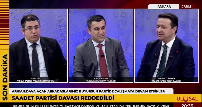 Saadet Partisi Genel Başkanı Mahmut Arıkan, iktidarın varlık barışı düzenlemeleriyle