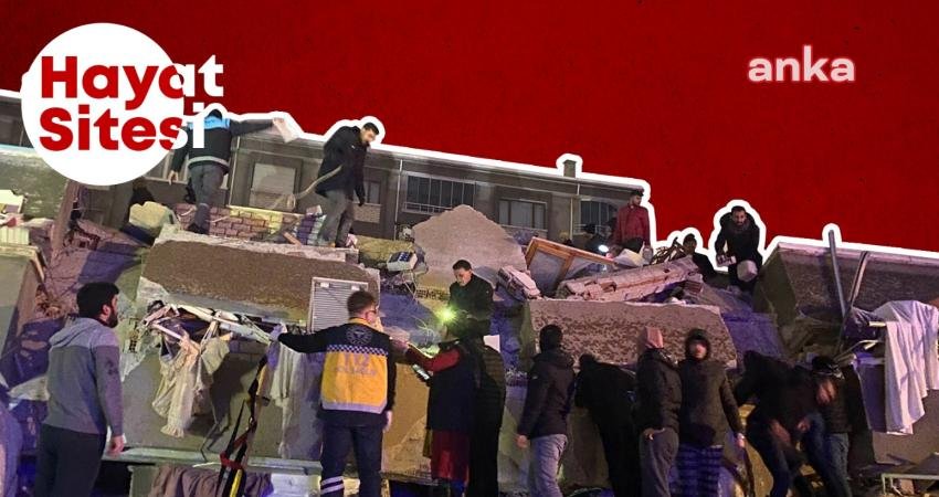 Malatya’da 6 Şubat depremlerinde yıkılarak 16 kişinin yaşamını yitirdiği Hayat