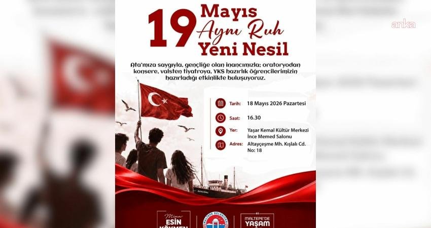 Maltepe’de 19 Mayıs coşkuyla kutlanacak Maltepe'de 19 Mayıs coşkusu, meşaleli yürüyüş ile Baran Mengüç, Bedük ve