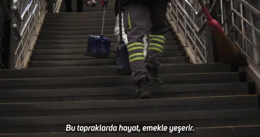 Ankara Büyükşehir Belediye (ABB) Başkanı Mansur Yavaş, "Bugün; emeğin, alın