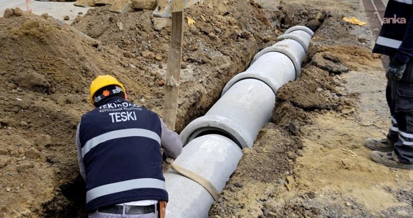Tekirdağ Büyükşehir Belediyesi ve TESKİ tarafından Marmaraereğlisi’nde başlatılan modern kanalizasyon