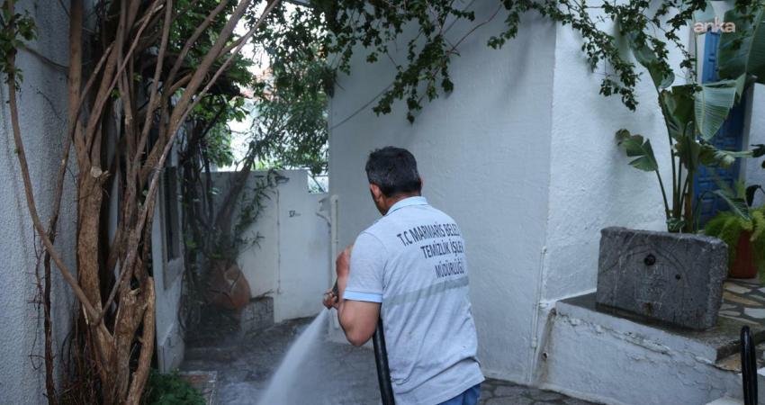 Marmaris Belediyesi, turizm sezonu öncesi Kaleiçi ve çarşıda gerçekleştirdiği kapsamlı