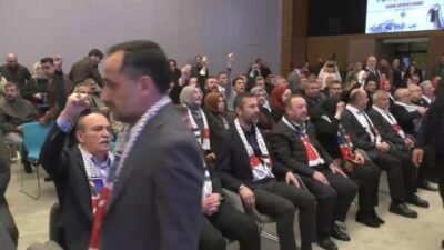 Memur-Sen, Küresel Sumud Filosu'nda yer alan aktivistleri Memur-Sen Genel Merkezi'nde