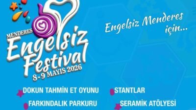 Menderes Belediyesi, kırmızı bayraklı tesisinde Engelsiz Festival düzenliyor. Menderes Belediye