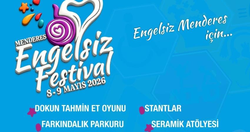 Menderes Belediyesi, kırmızı bayraklı tesisinde Engelsiz Festival düzenliyor. Menderes Belediye