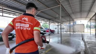 Mersin Büyükşehir Belediyesi Çevre Koruma ve Kontrol Dairesi ekipleri, Kurban