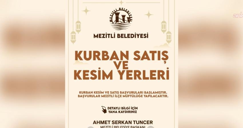 Mezitli Belediyesi, Kurban Bayramı öncesinde vatandaşların ibadetlerini daha sağlıklı, güvenli