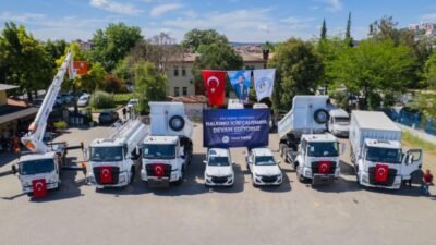 Milas Belediyesi, hizmet kapasitesini artırmak amacıyla filosunu 7 yeni araçla
