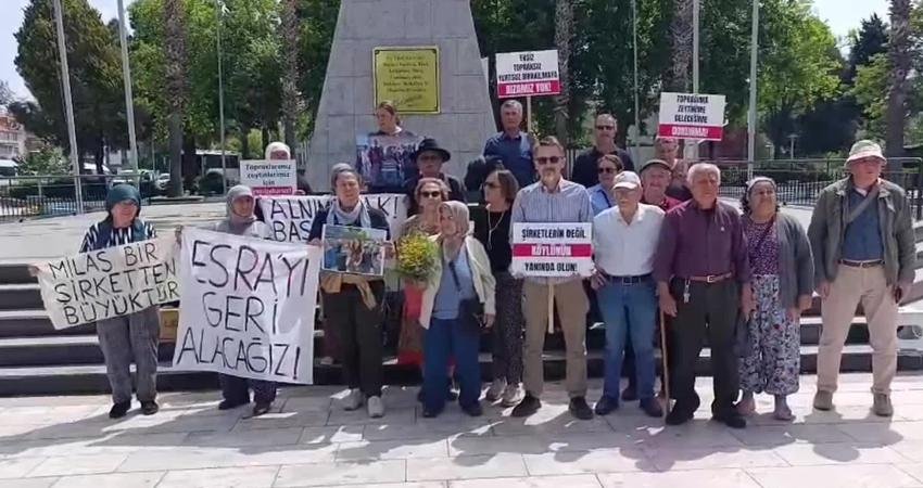 Muğla'nın Milas ilçesinde, Akbelen Ormanı çevresindeki tarım arazilerinin acele kamulaştırılmasına