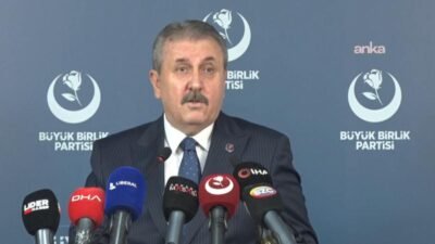 BBP Genel Başkanı Mustafa Destici, Gazze’ye insani yardım ulaştırmak amacıyla