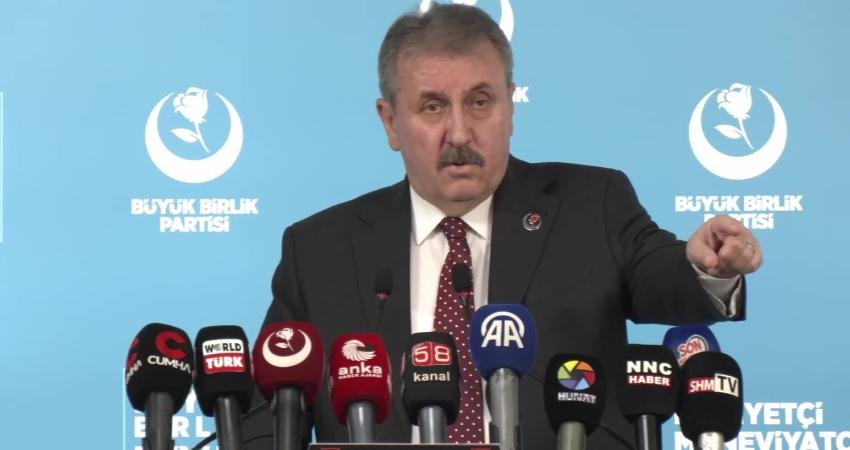 BBP Genel Başkanı Mustafa Destici, yerine kayyum atanan "Mardin Büyükşehir