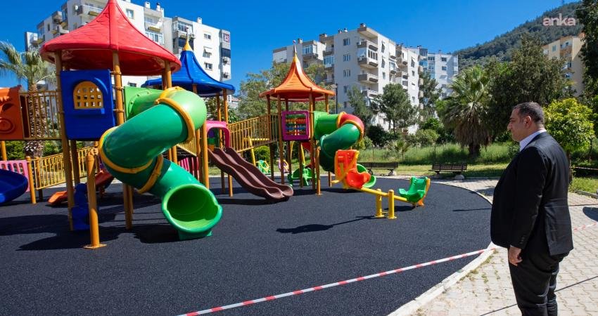 Narlıdere Belediyesi, ilçedeki parkları daha güvenli ve konforlu hale getirmek