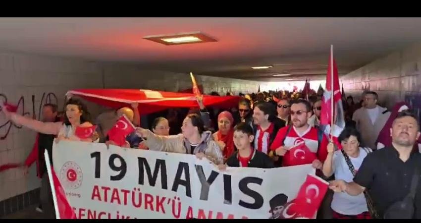 Almanya’nın Nürnberg kentinde 19 Mayıs Atatürk’ü Anma, Gençlik ve Spor