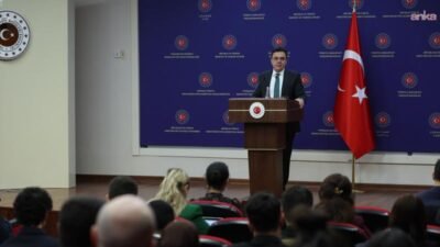 Dışişleri Bakanlığı Sözcüsü Büyükelçi Öncü Keçeli, Küresel Sumud Filosu'na, İsrail