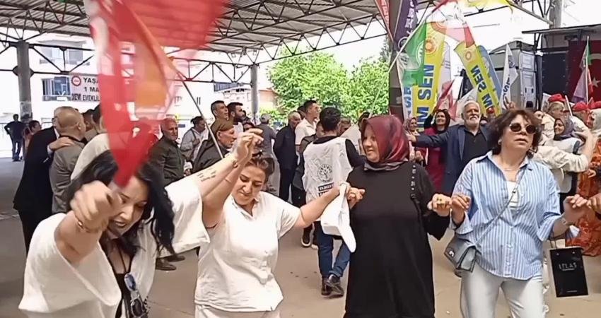Osmaniye’de 1 Mayıs Emek ve Dayanışma Günü, Kapalı Semt Pazarı'nda