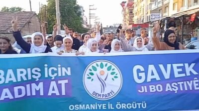 DEM Parti Mersin Milletvekili Ali Bozan, "bir an önce özgürlük
