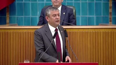 CHP Genel Başkanı Özgür Özel, partisinin grup toplantısında, Afyonkarahisar Belediye