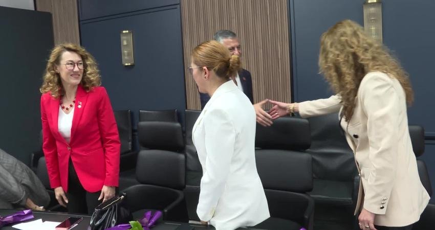 Özgür Özel, muhalefet partilerinin kadın politika başkanlarıyla bir araya geldi CHP Genel Başkanı Özgür Özel, DEM Parti, Saadet Partisi, Gelecek