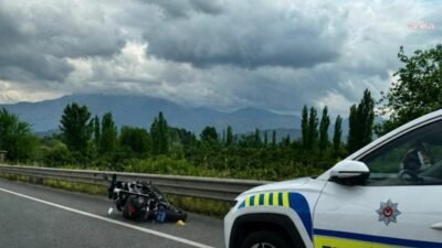 Muğla’nın Ortaca ilçesinde polisten kaçan 16 yaşındaki motosiklet sürücüsü kaza